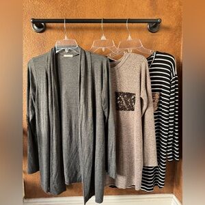 Boutique Tops & Cardigan Lot - Size Small